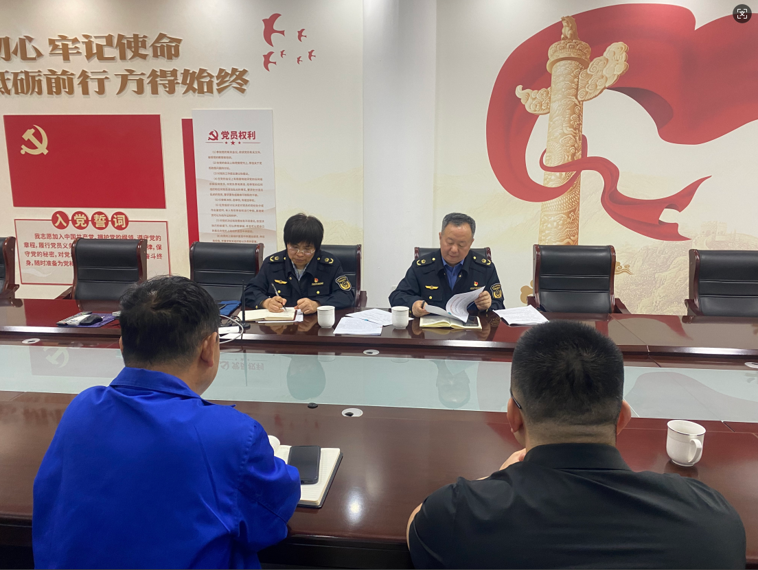 縣個體私營企業黨委王成勝書記到公司調研